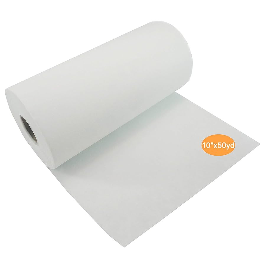 New brothread Tear Away Machine Embroidery Stabilizer Backing 10" x 50 Yd roll - Medium Weight 1.... | Amazon (US)