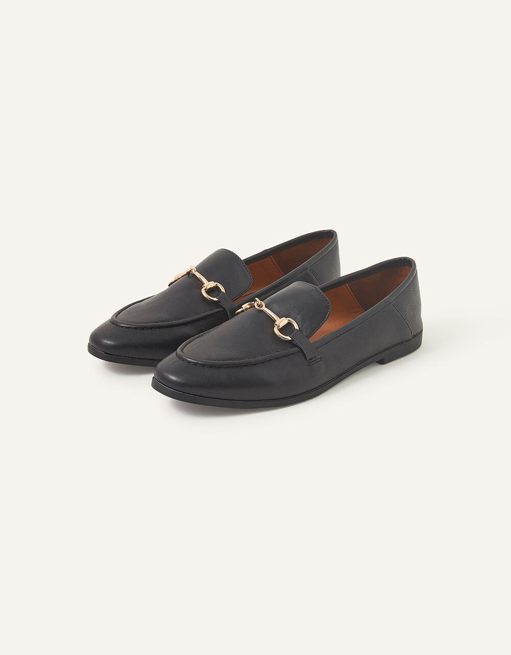 Metal Bar Loafers Black | Accessorize (Global)