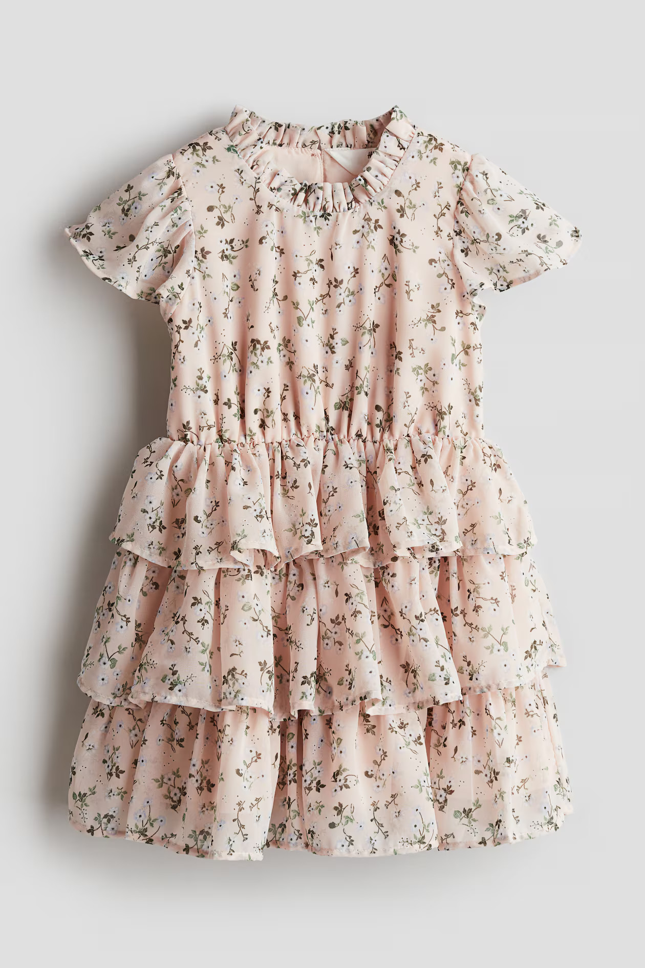 Flounced chiffon dress | H&M (UK, MY, IN, SG, PH, TW, HK)