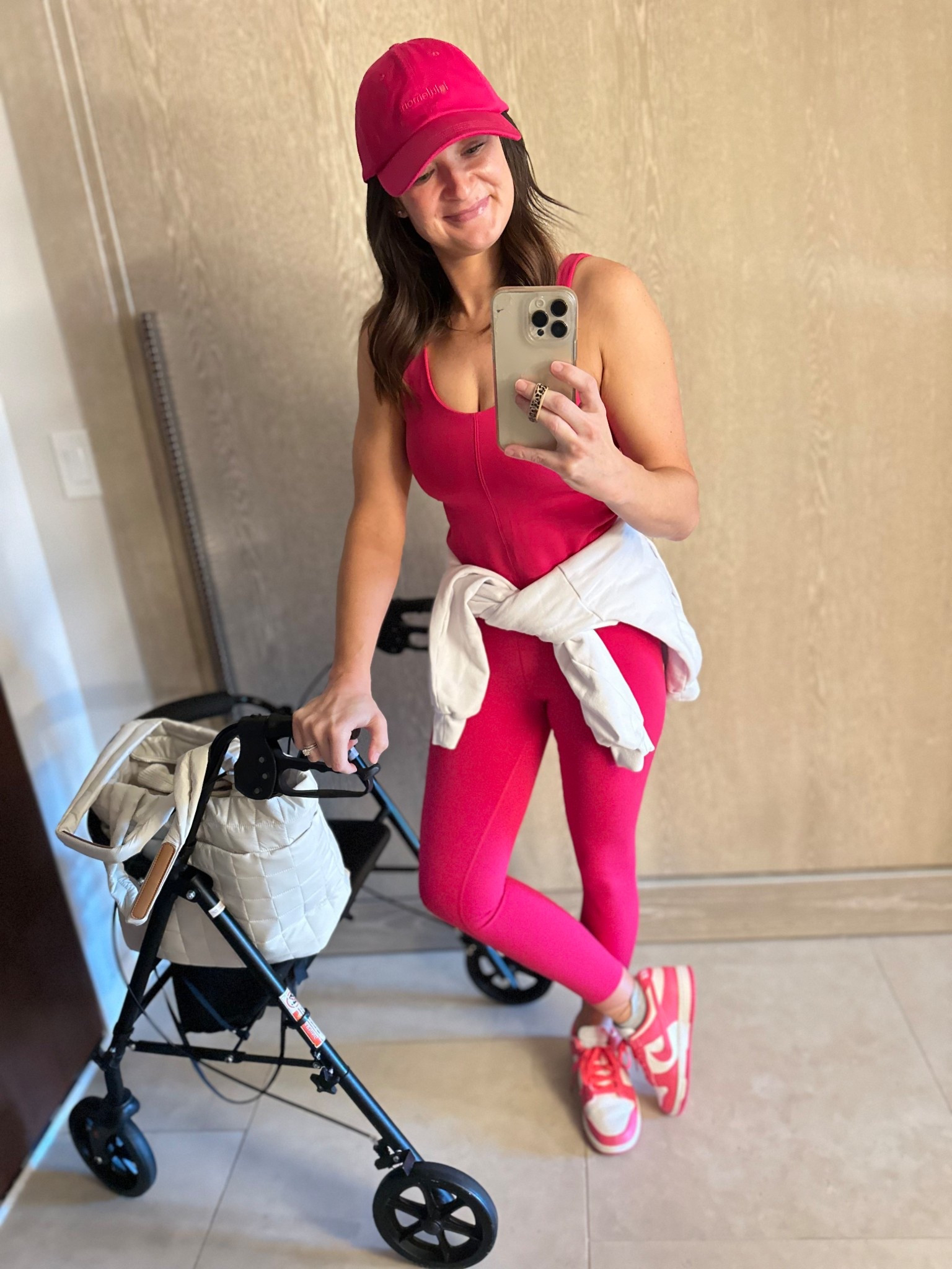 This lululemon set is SO flattering! Smooths all the right places! I'm wearing size 6 in top and bottoms. These are the BEST caps if you have a small head!

#LTKPetite #LTKActive #LTKTravel