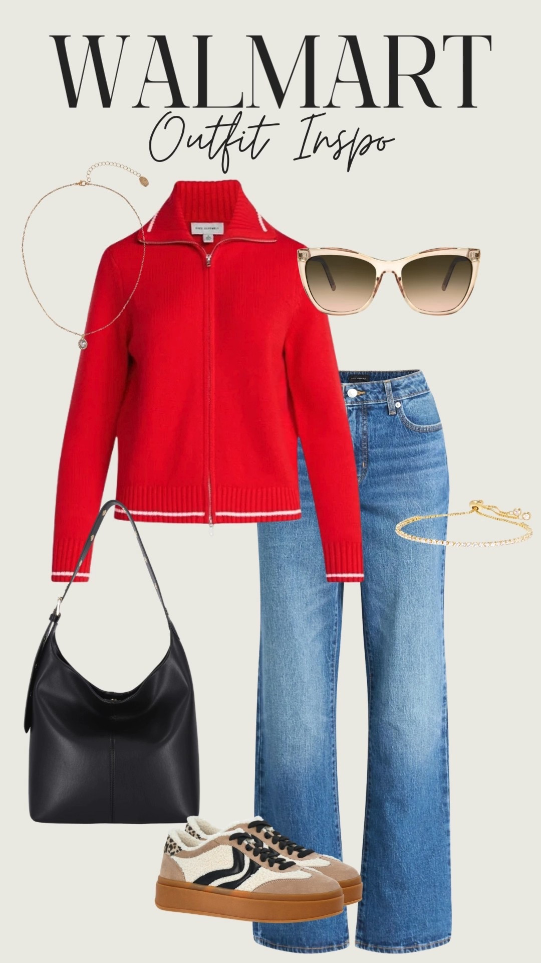 Elevated outfit inspo from Walmart ❤️✨🤍✨ 

📍Where to wear: dates, anniversary, girls brunch, weekend outings, sporting events, work // office , travel day, road trips, flights, target, shopping days, meetings, beach , pool, resort, workout, running errands, church. 

Ootd, outfit Inspo, fashion finds, trending, cozy, casual outfits, modest outfit, classy casual, look for less, winter fashion 2025, free people, designer, girly, chic, trendy, elevated basics, everyday style, winter wear, fall fashion, winter style, winter ootd, Ugg season, winter style edit, LTK outfit inspo, Amazon fall fashion, Walmart winter fashion, designer inspired looks, Target fashion, Target finds. 



#LTKFindsUnder50 #LTKootd #LTKSaleAlert