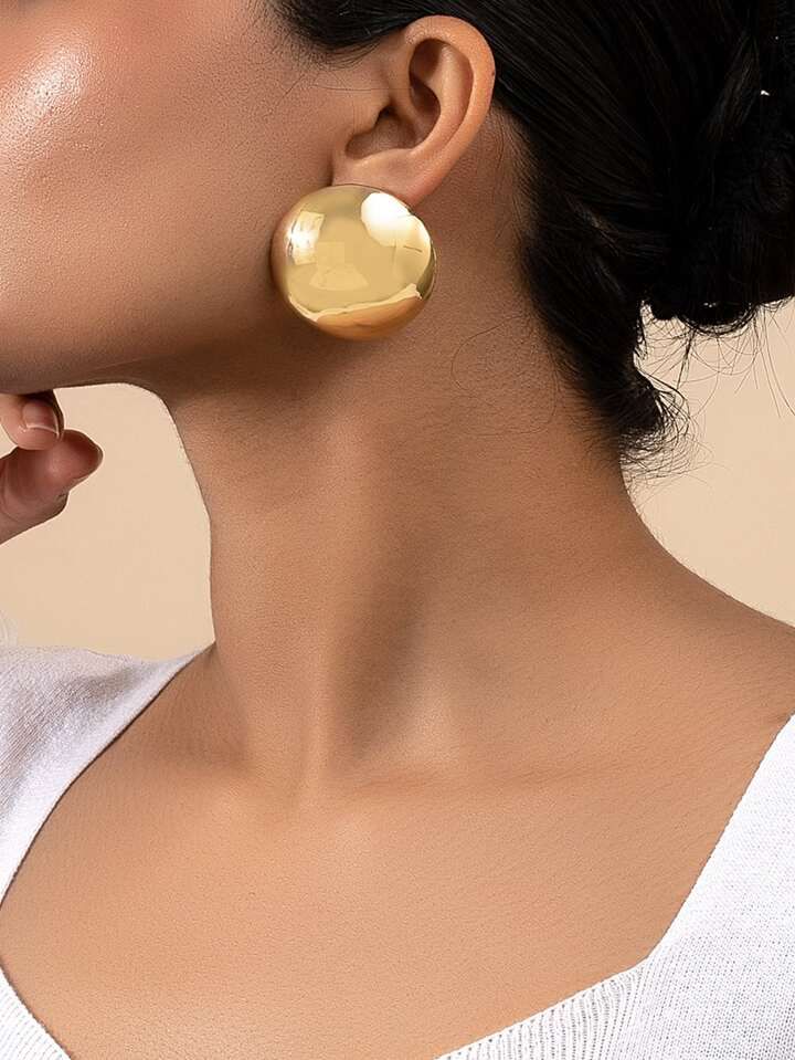 Round Stud Earrings | SHEIN