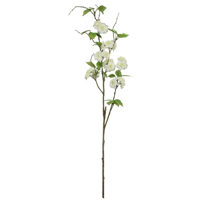 Mainstays Artificial Flowers, 50" White Cherry Blossom Long Stem - Walmart.com | Walmart (US)