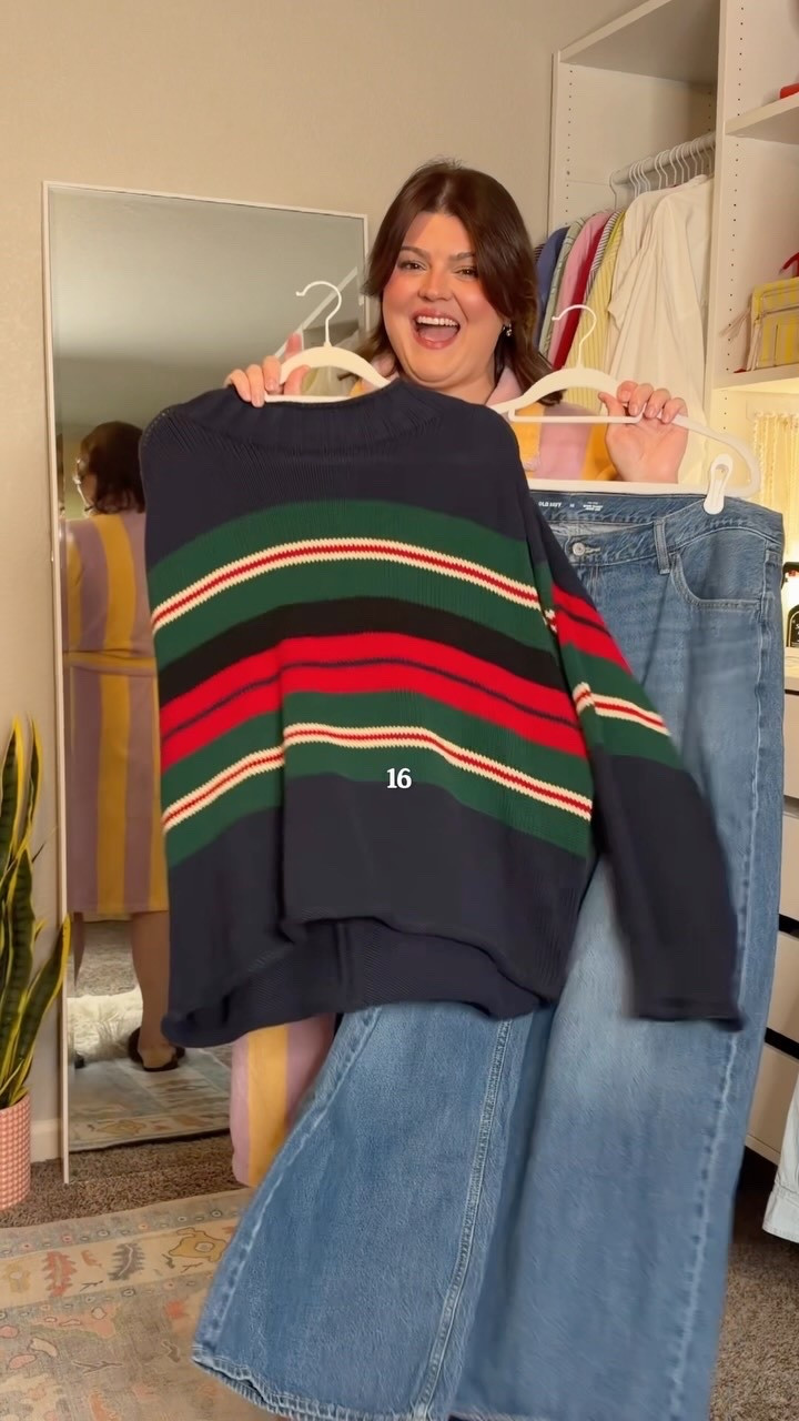 Bought them in two colors. That’s how serious this is 🤭

My favorite Old Navy jeans styled with last year’s J.Crew rollneck for a cozy size 16 fall outfit. Day 20 of shopping my closet!

Comment “Fall” and I’ll send you the link, bestie!

@jcrew @oldnavy @knix @dolcevita @warbyparker 

#oldnavyjeans #size16style #curvyfalloutfits #shoppingmycloset #apronbellystyle