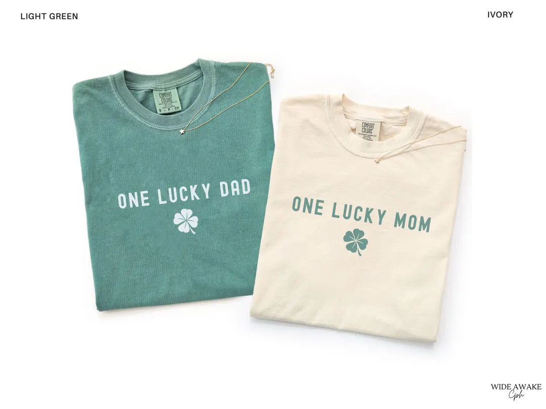St. Patrick's Day Birthday Matching Family T-shirts, One Lucky Boy Clover Outfit, Comfort Colors... | Etsy (US)