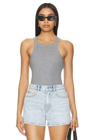 ALLSAINTS Sofia Tank in Grey Marl from Revolve.com | Revolve Clothing (Global)