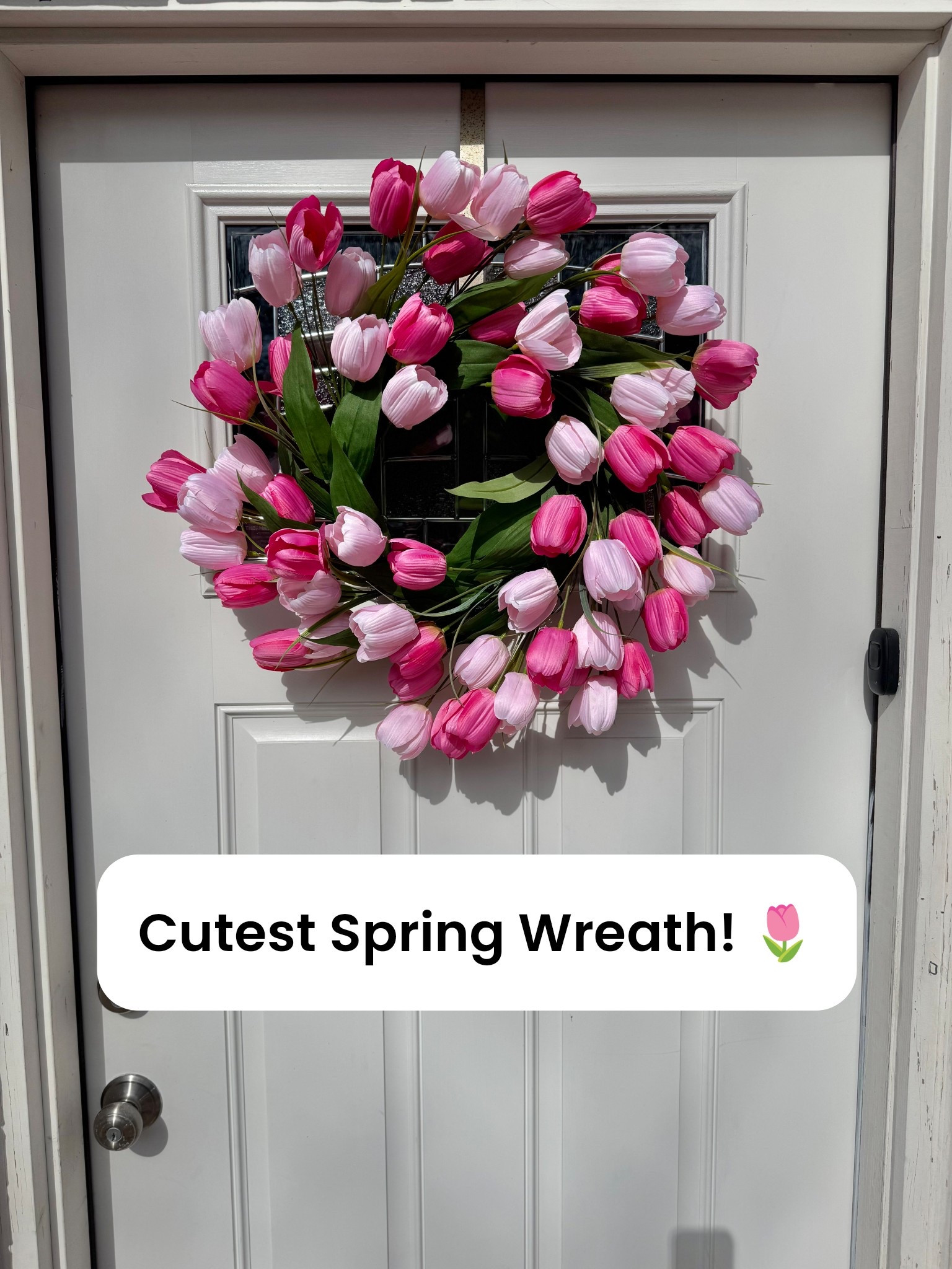 Cutest spring wreath from
Amazon! 

spring wreath, tulip wreath, pink tulip wreath, silk flower wreath, artificial tulip wreath, front door wreath spring, spring front porch decor, Easter wreath ideas, floral door wreath, pastel home decor, cottagecore spring decor, amazon spring wreath, affordable home decor, entryway styling, seasonal wreath ideas

#LTKSeasonal #LTKHome