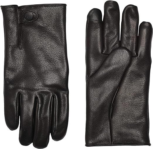UGG Mens Tabbed Splice Vent Leather Glove | Amazon (US)