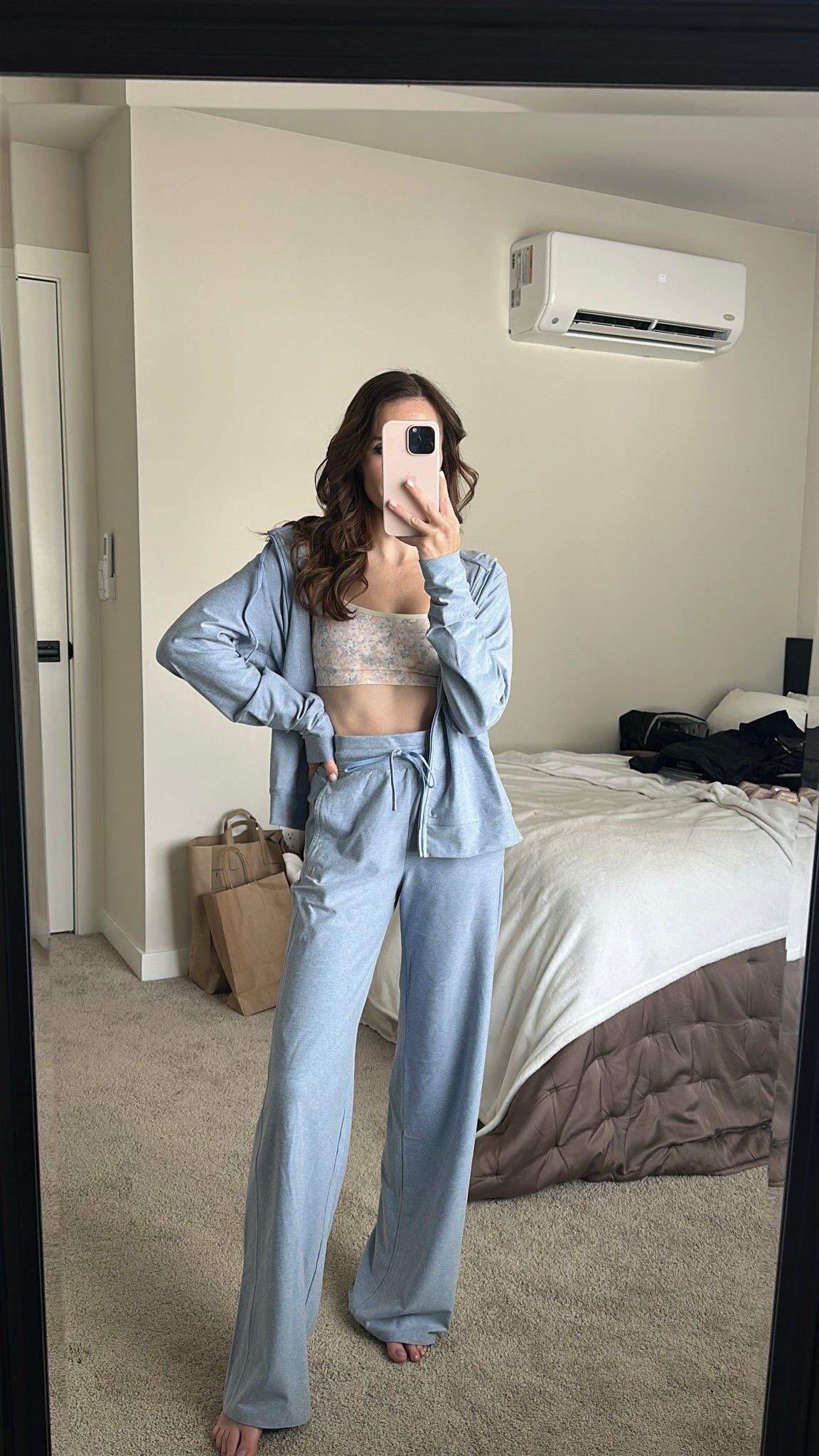 May fabletics outfit! love this soft and cozy lightweight lounge / athleisure set + floral sports bra #FableticsPartner 

#LTKSummerEdit #LTKActive #LTKSaleAlert