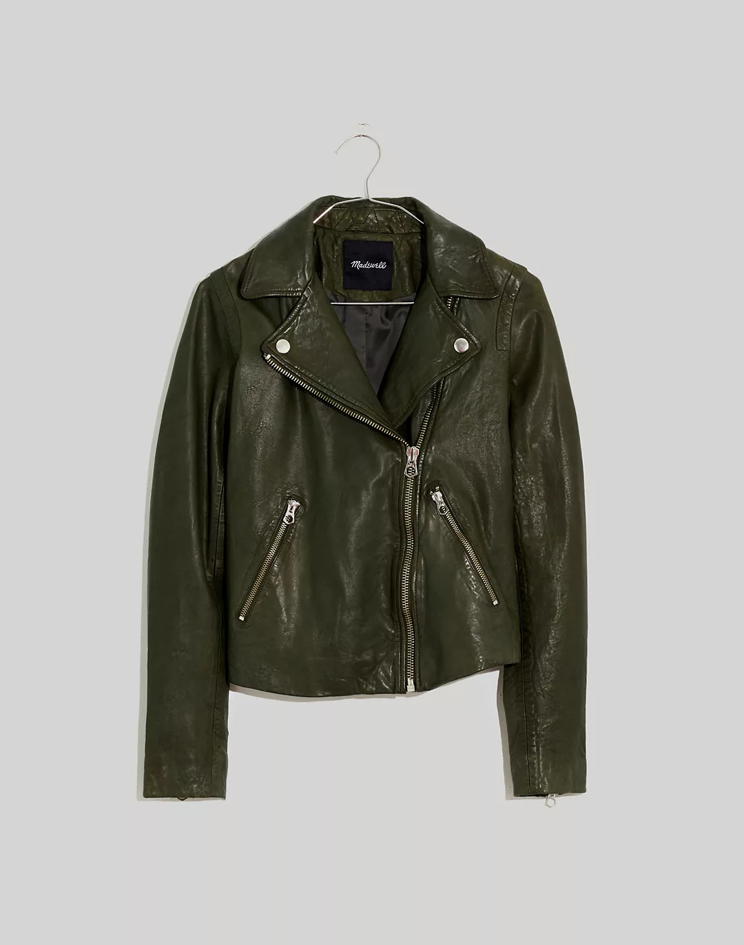 Washed Leather Motorcycle Jacket | Madewell