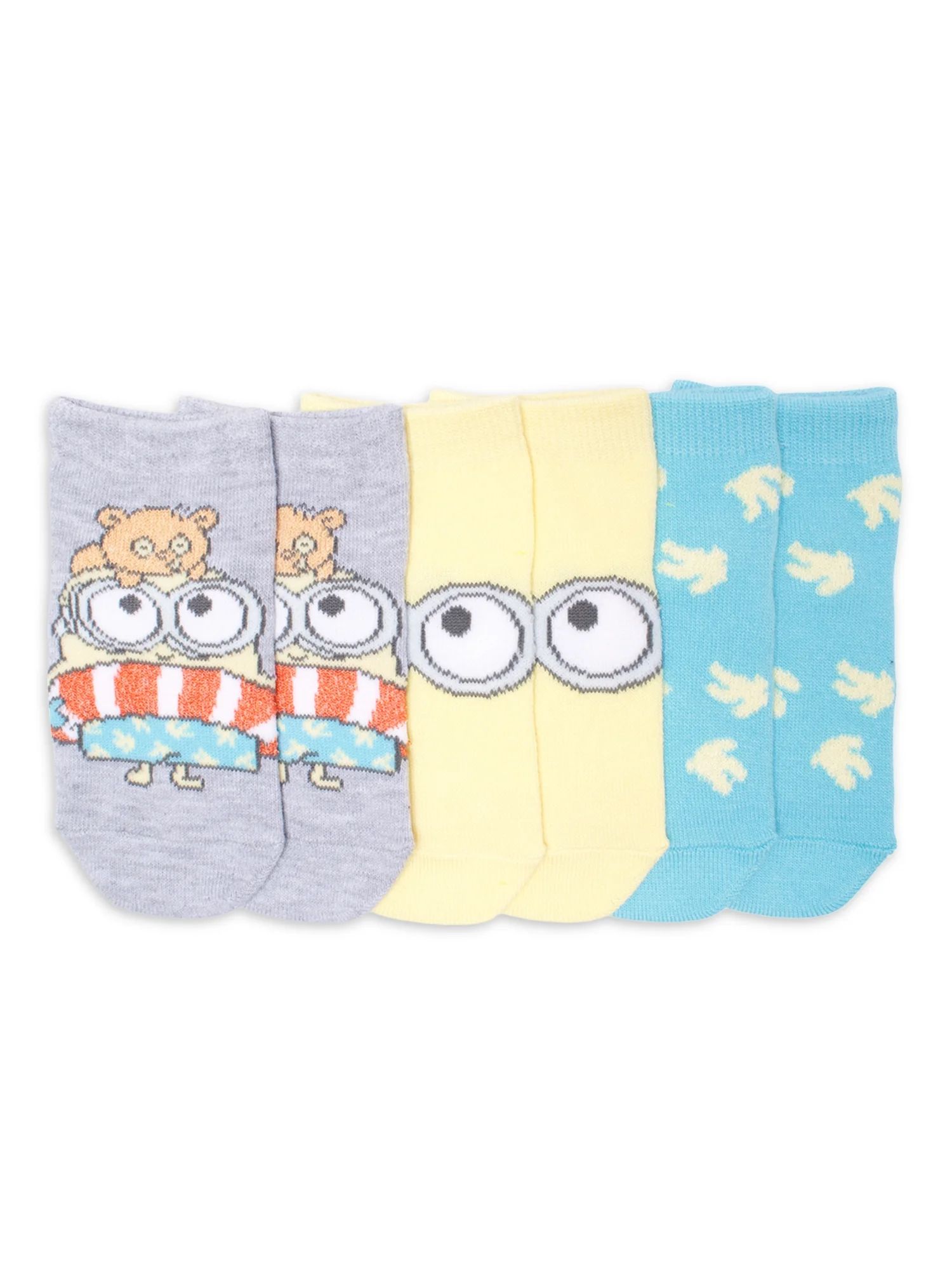 Character Toddler Ankle Socks, 3-Pack, Sizes 12M - 5T | Walmart (US)