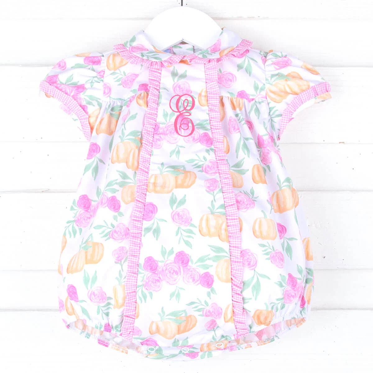 Pink Floral Pumpkin Camila Bubble | Classic Whimsy