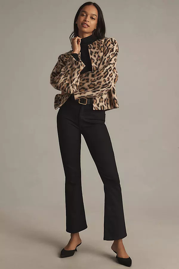 The Hustler High-Rise Ankle-Fray Jeans | Anthropologie (US)