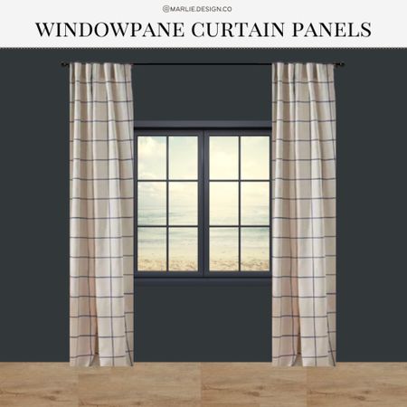 Windowpane Curtain Panel | plaid curtain panels | windowpane curtains | plain curtains | affordable curtains | in stock | Wayfair | curtains 

#LTKunder50 #LTKsalealert #LTKhome