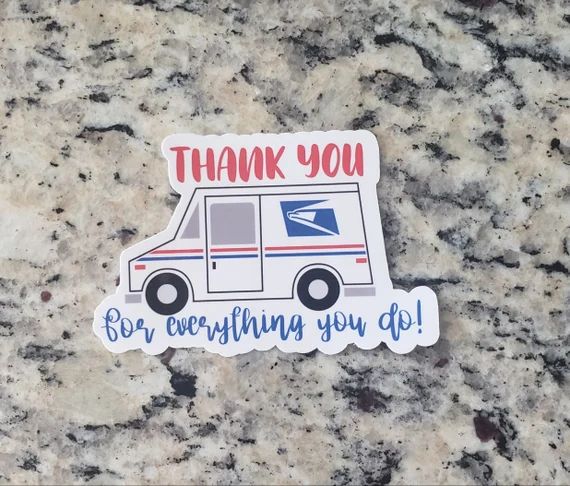 Thank You For Everything You Do Mailbox Sticker | Etsy | Etsy (US)