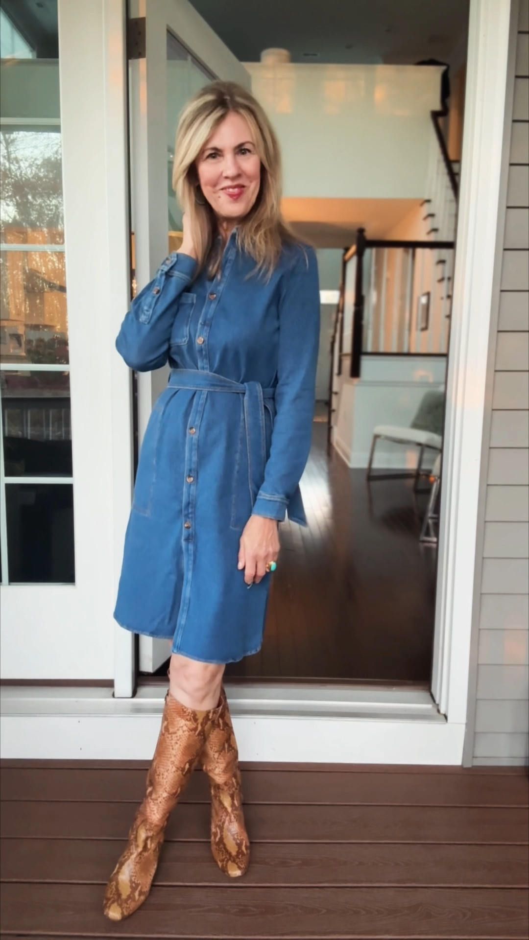 Yes, I’m on the porch. Yes, I’m freezing my tush off 🥶
Filming now before Friday’s 0° temps make this a hard no 🧊

#LTKdayinmylife #LTKOver40 #LTKSeasonal