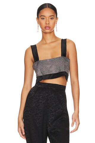 NONchalant Label Capri Crop in Black from Revolve.com | Revolve Clothing (Global)