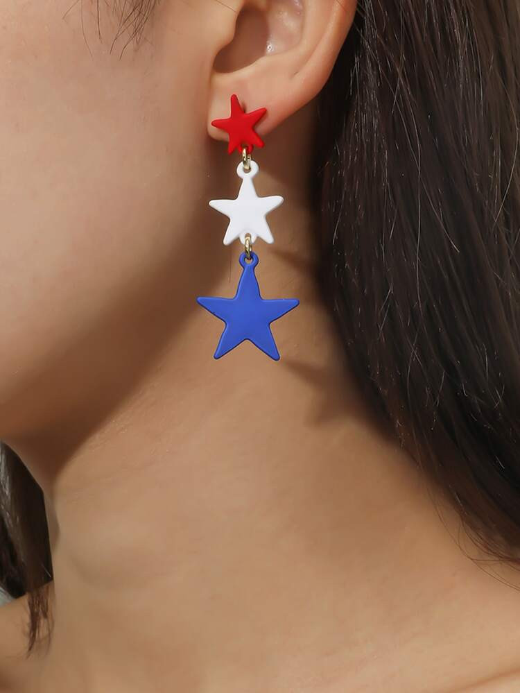 Star Drop Earrings | SHEIN