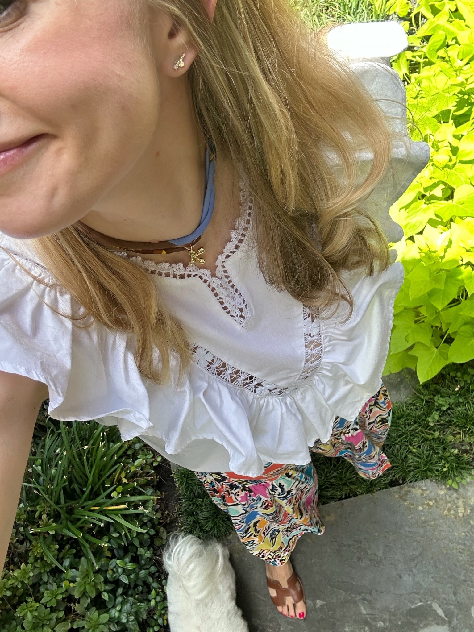 My favorite blouse for summer is on sale! I love pairing it with a skirt or even under a blazer! It goes with almost any outfit and is more fun that a white button down!

#LTKSaleAlert