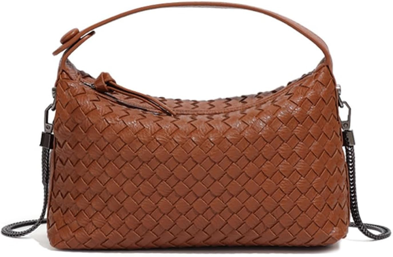 YP Women Woven Crossbody Evening Small Handbag Braided Shoulder Bag Weave Purse with Chain Messen... | Amazon (US)