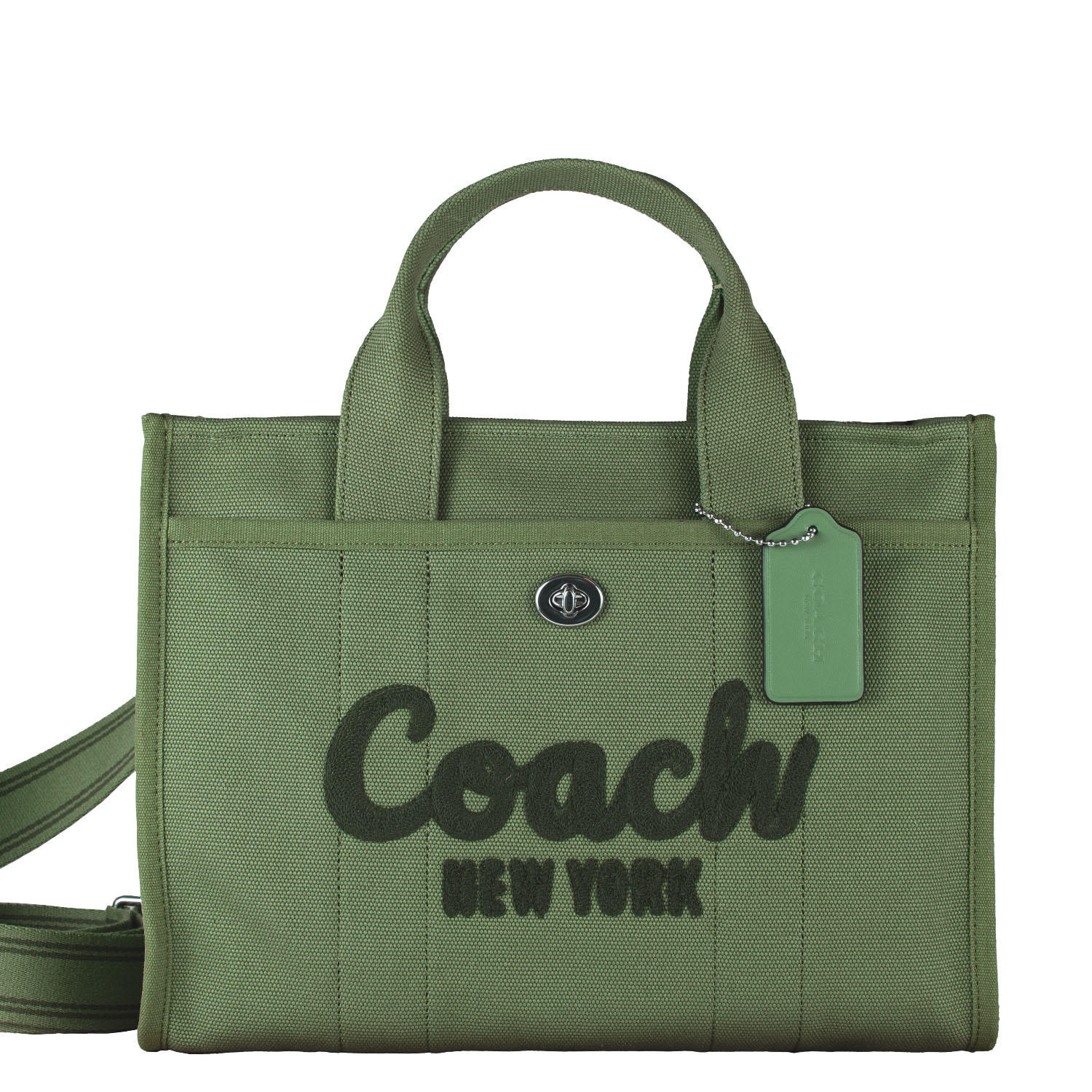 Coach Canvas Cargo Tote Bag, Soft Green | Sam's Club
