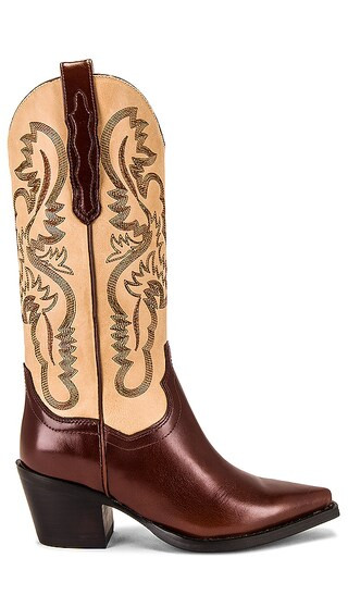 Dagget Cowboy Boot in Brown Multi | Revolve Clothing (Global)