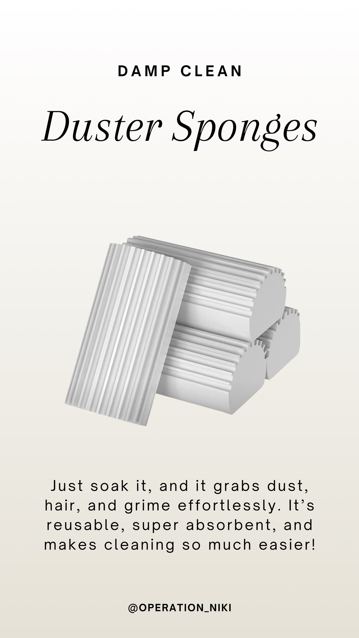 Just soak it, and it grabs dust, hair, and grime effortlessly. It’s reusable, super absorbent, and makes cleaning so much easier!

Follow for more @OPERATION_NIKI on IG, TikTok, & Facebook

sahm, home essentials, mom hacks, organized home, mom must haves, cleaning tips, organization, bedroom clean, cleaning, organization, cleaning tools, mattress vacuum, house odors, house spray, christmas gifts, fall outfit inspo, holidays

#LTKSeasonal #LTKFamily #LTKHome