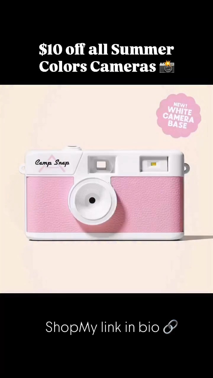 Memorial Day promo! 🇺🇸 💥 

All Summer Color Cameras $10 off  Camp Snap Camera this weekend plus more deals on all cameras sitewide! 
📸🙌

Shop $10 off all Summer Colors Cameras 👉🏻📸

#MemorialDay #cameras #photography #vintage #retrostyle

#LTKSeasonal #LTKvlog #LTKTravel