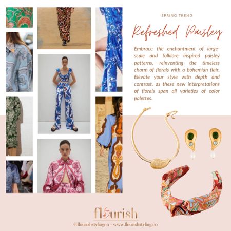Revive your spring wardrobe with our refreshed paisley finds! Inspired by spring runway trends🌀🌿 From budget buys to high-end indulgences, discover the perfect paisley piece to suit your style and budget. Let these intricate patterns breathe new life into your outfits this season. #PaisleyRevival #SpringMustHaves #PaisleyPrints

#SpringFashion #springtrends

#LTKMostLoved #LTKtravel #LTKstyletip