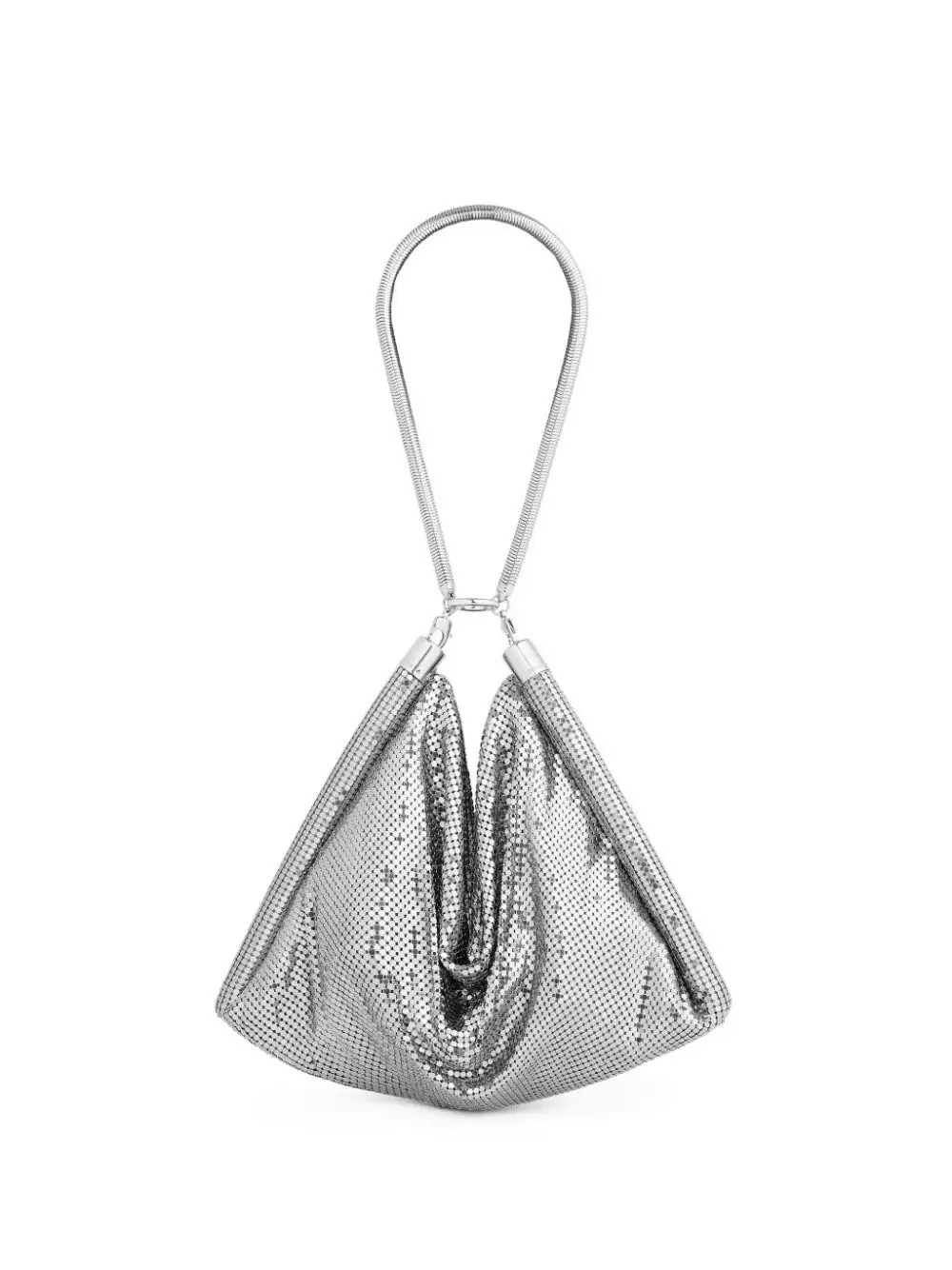 Rabanne chainmail shoulder bag - Silver | Farfetch Global
