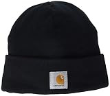 Carhartt Men's Fleece Beanie, Black, OFA | Amazon (US)