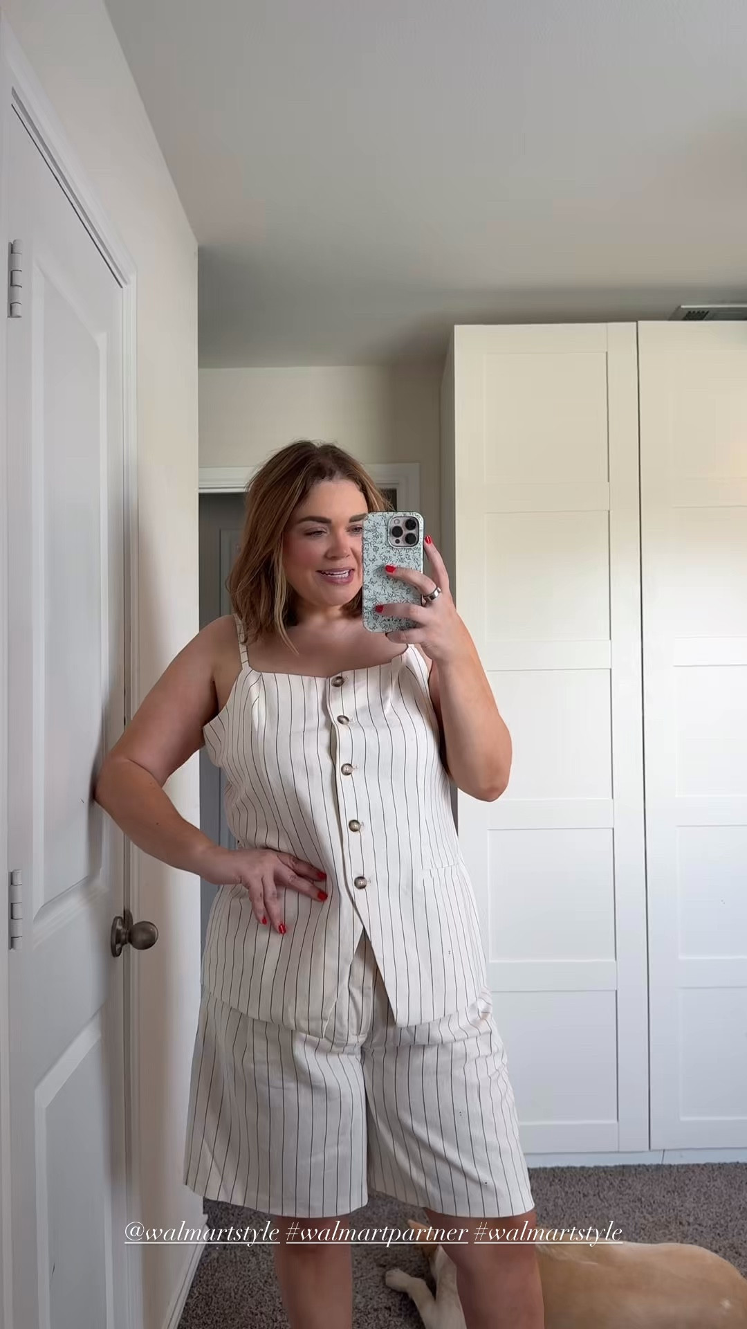 Walmart matching set wearing xl in top and 14 in bottoms but size up if in between. #walmartpartner #walmartstyle

#LTKPlusSize #LTKMidsize #LTKootd