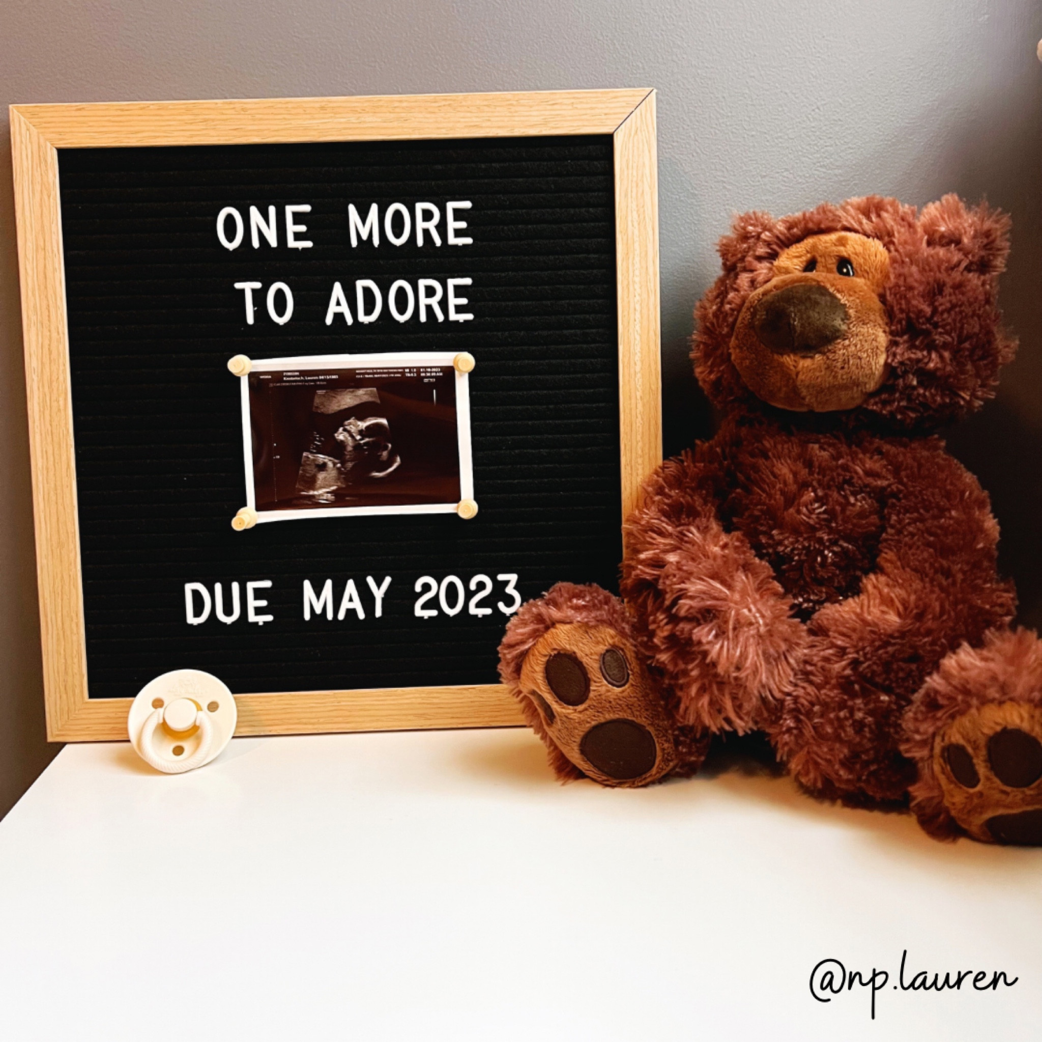 Baby Announcement. Baby #3. Baby stuffed animal. Felt Letter Board.

#LTKbump #LTKbaby #LTKfamily