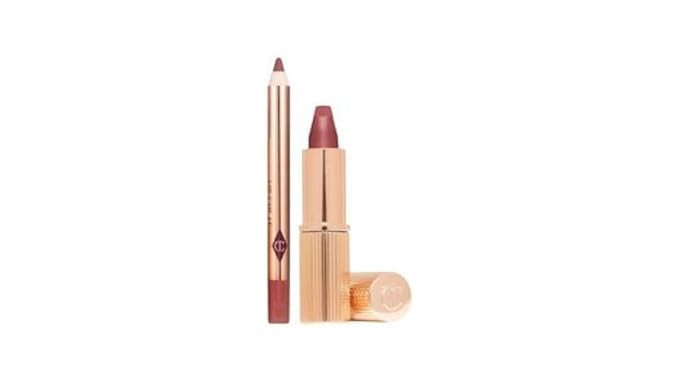 Charlotte Tilbury Pillow Talk Bundle with Matte Revolution Lipstick in Pillow Talk and Lip Cheat ... | Amazon (US)