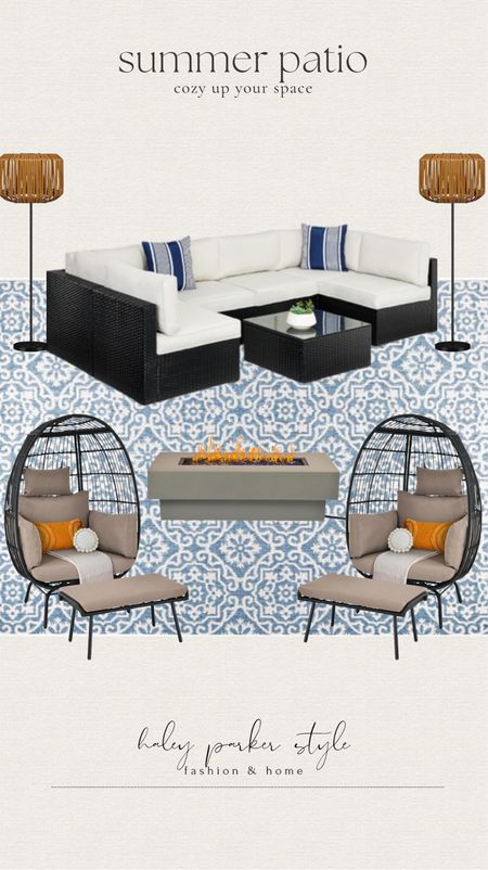 Cozy up your summer patio, with some of these design pieces. 




Outdoor floor lamp, outdoor couch set, outdoor furniture set, outdoor egg chair, outdoor area rug, outdoor fire pit, outdoor furniture 

#LTKStyleTip #LTKHome