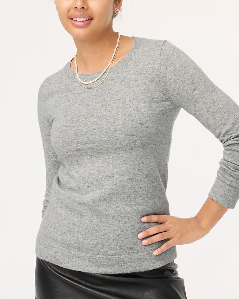 Cotton-wool blend Teddie sweater | J.Crew Factory