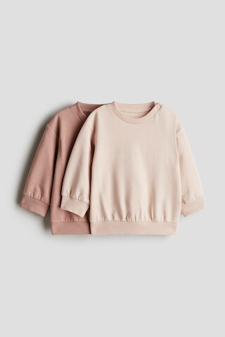 H & M - 2-pack Cotton Sweatshirts - Pink | H&M (US + CA)
