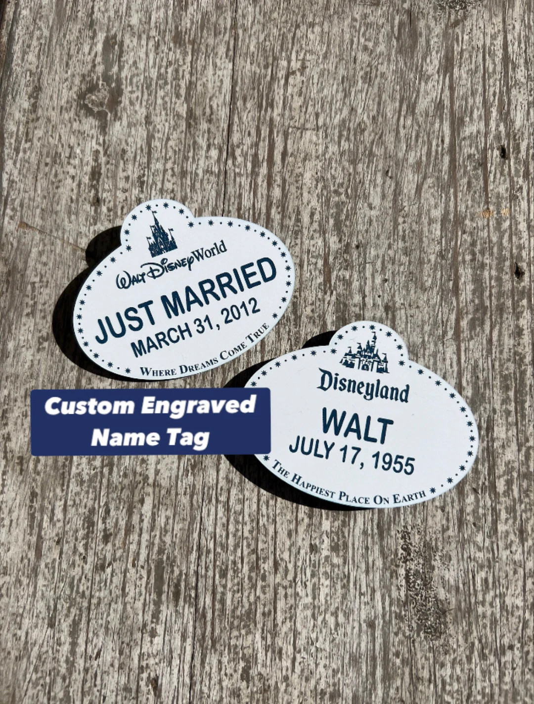 Cast Member Name Tag Badge - Personalized - Disney Parks Inspired - Cosplay Wearable & Waterproof... | Etsy (US)