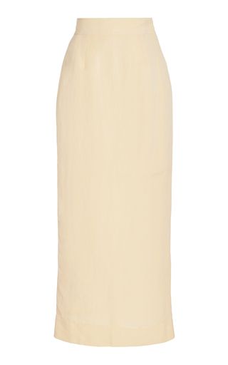 Emma Linen-Blend Maxi Skirt | Moda Operandi (Global)