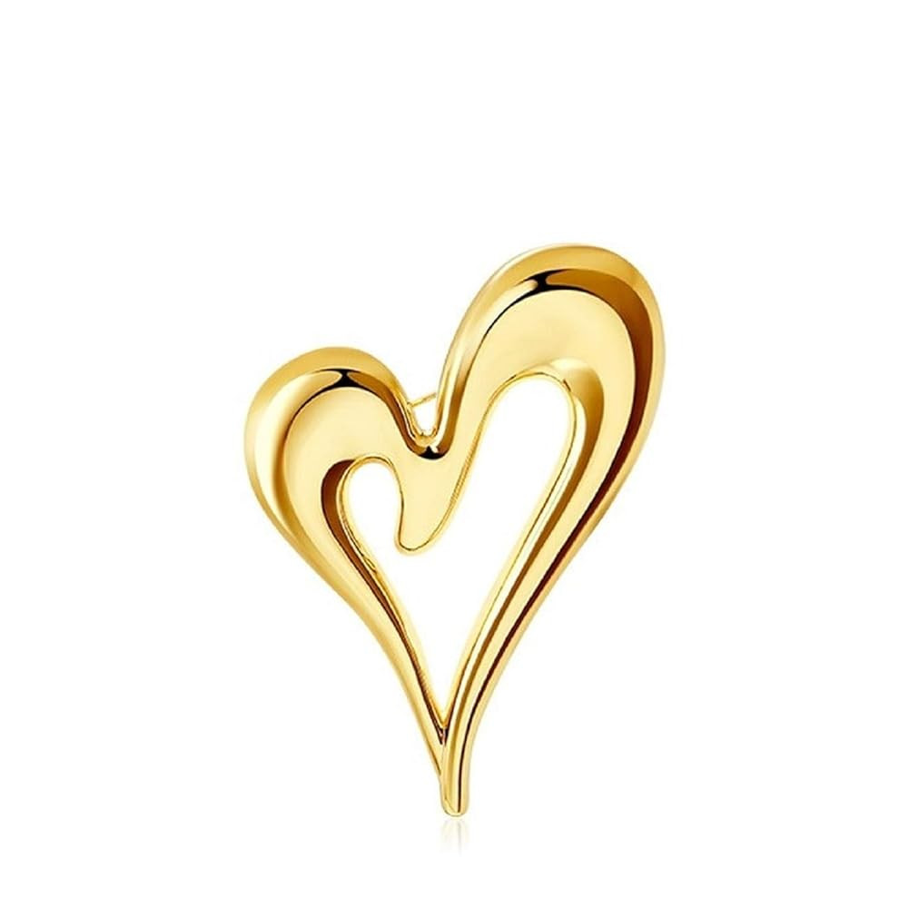 Brooch Pins Heart Gold Lapel Hijab Cute Brooches for Women Fashion Jewelry Clothing Decoration Ac... | Amazon (US)
