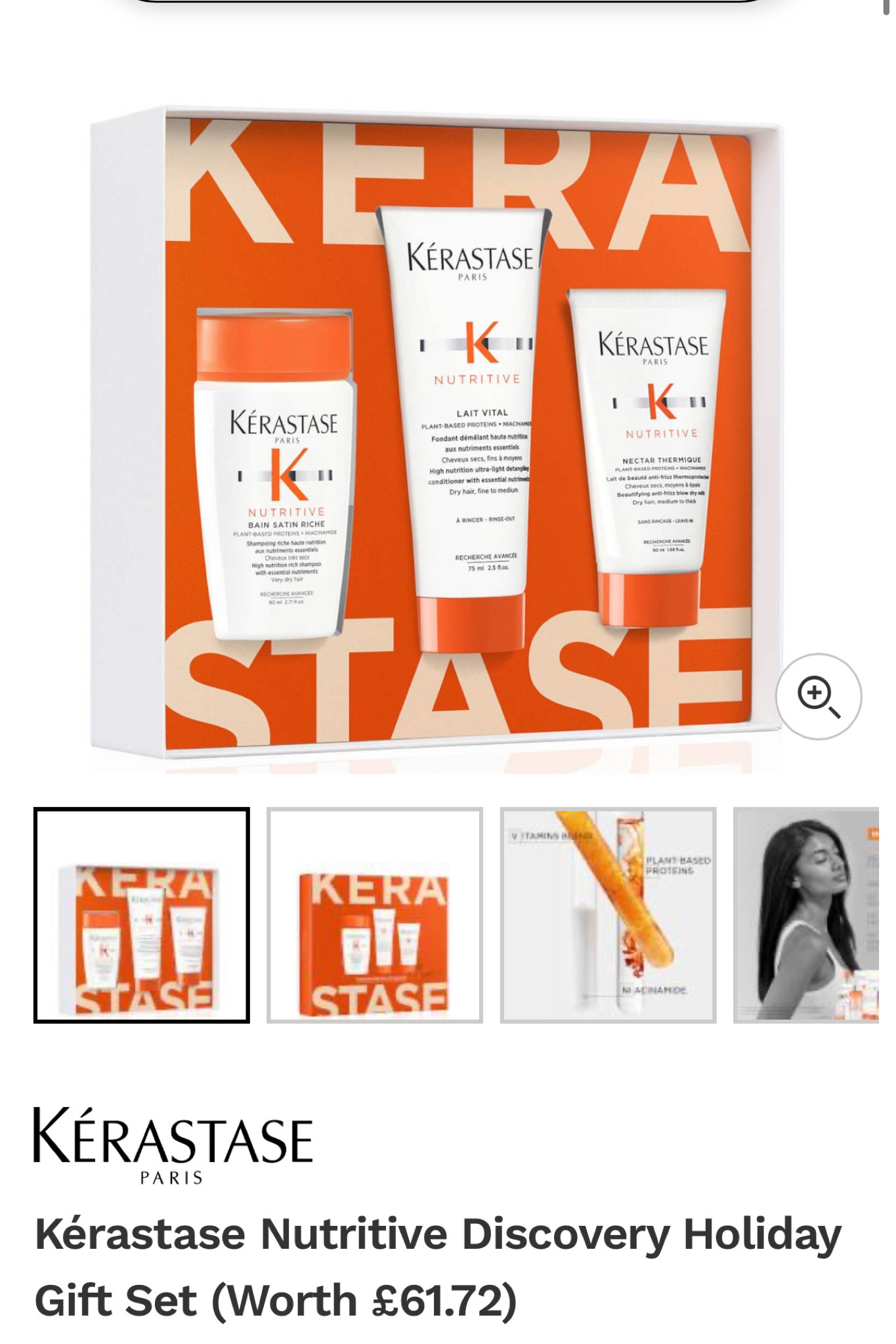 Kerastase gift set for just £26! When you use my code at LOOKFANTASTIC.
Code LFTFHSAD 

#LTKfindsunder50 #LTKbeauty #LTKGiftGuide