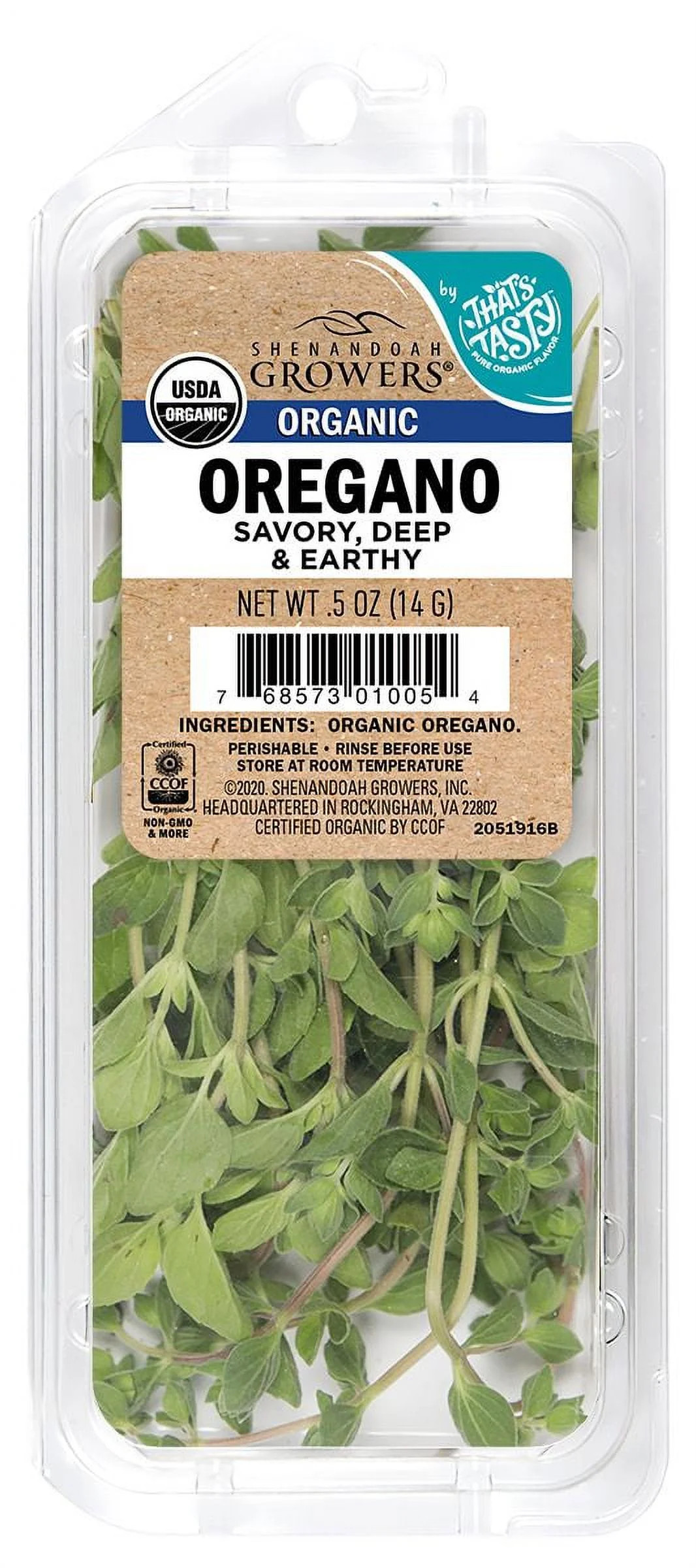 Fresh Organic Oregano, 0.5 oz Clamshell | Walmart (US)