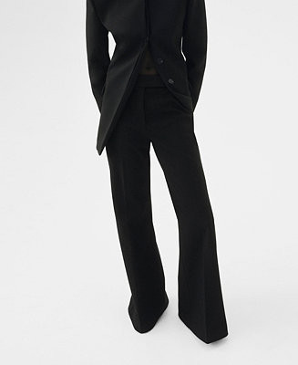 Mango Women's Selection Flared Suit Pants - Macy's | Macy's