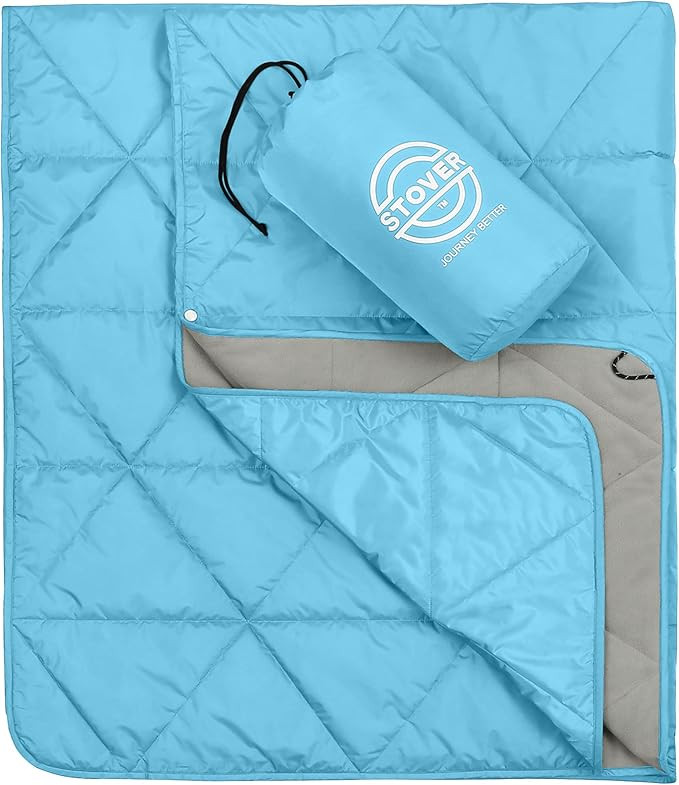 STOVER Outdoor Waterproof Fleece Travel Blanket for Camping, Picnics, Stadiums, Sports, The Beach... | Amazon (US)