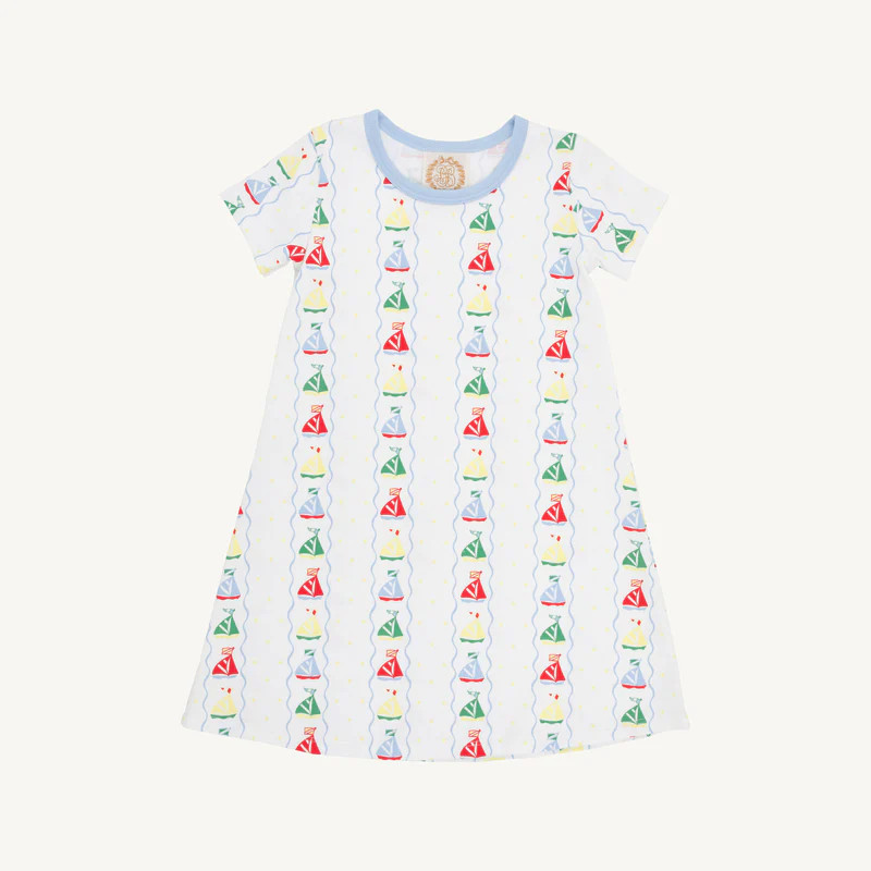 Polly Play Dress - Set Sail with Beale Street Blue | The Beaufort Bonnet Company
