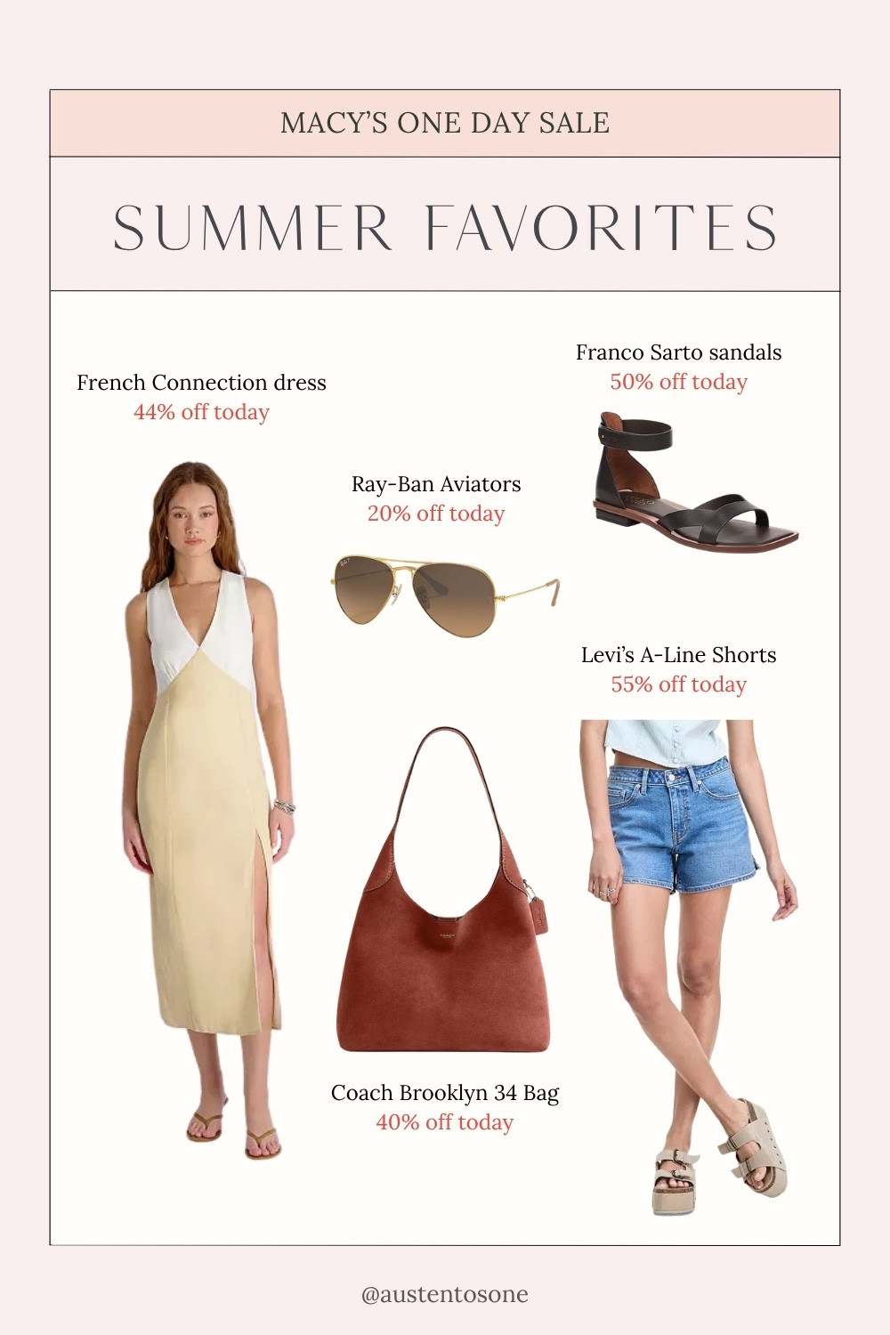 Macy’s one day sale is here and there are so many good brands on sale including Levi’s and Coach!

#LTKSaleAlert