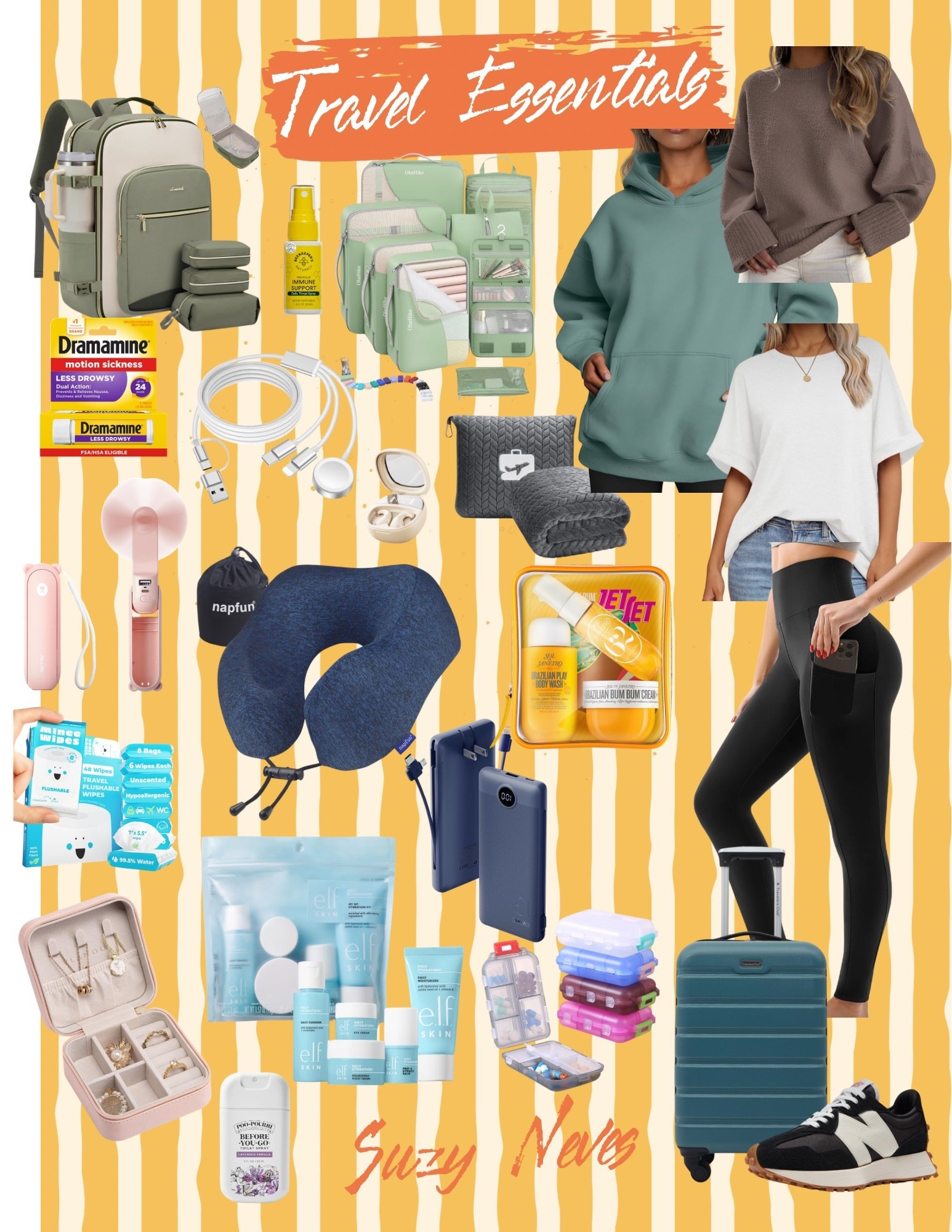 Travel essentials I actually pack every time ✈️ mom-friendly + carry-on approved.

What am I missing?

#LTKSeasonal #LTKTravel #LTKootd