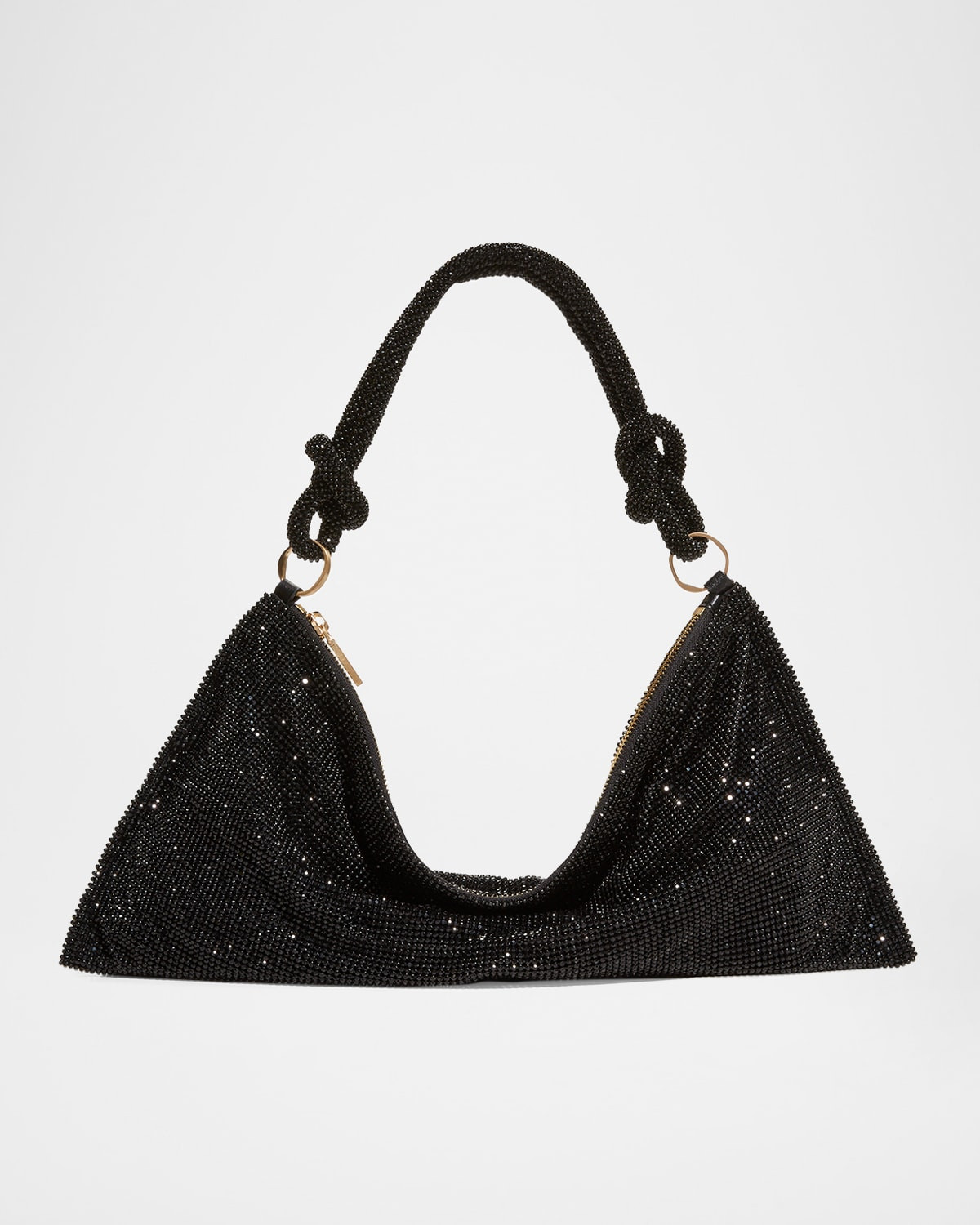 Hera Knotted Rhinestone Mini Shoulder Bag | Neiman Marcus