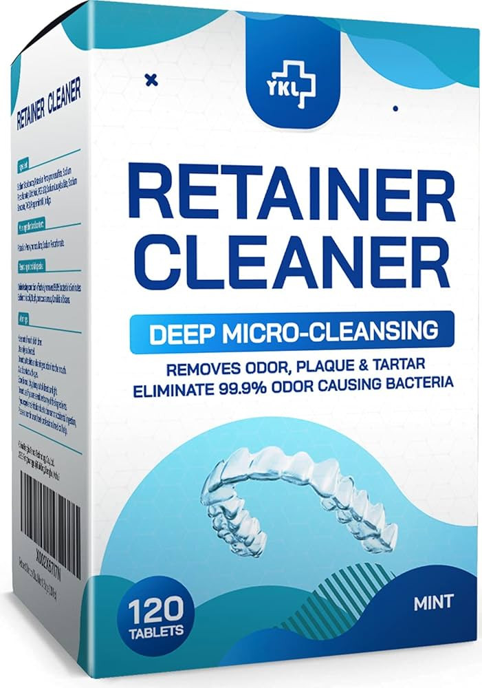 Retainer & Denture Cleaner Tablets - 4 Months Supply (120 pcs) Dental Retainers for Aligner - Mou... | Amazon (US)