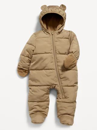 Unisex Water-Resistant Frost Free Puffer Snowsuit for Baby | Old Navy (US)